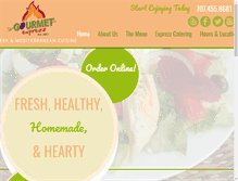 Tablet Screenshot of gourmetexprezz.com